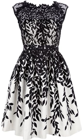 Blumarine Semi Sheer Lace Dress - Lyst