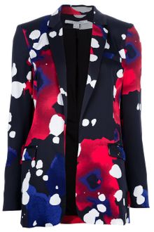 Diane Von Furstenberg Blotchy Print Blazer - Lyst