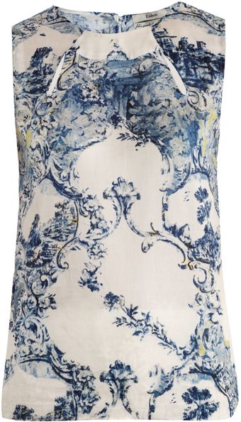 Erdem Talitha Milandes Keyhole Detail Top - Lyst
