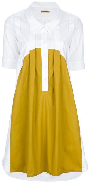 Peter Jensen Pleated Front Dress - Lyst