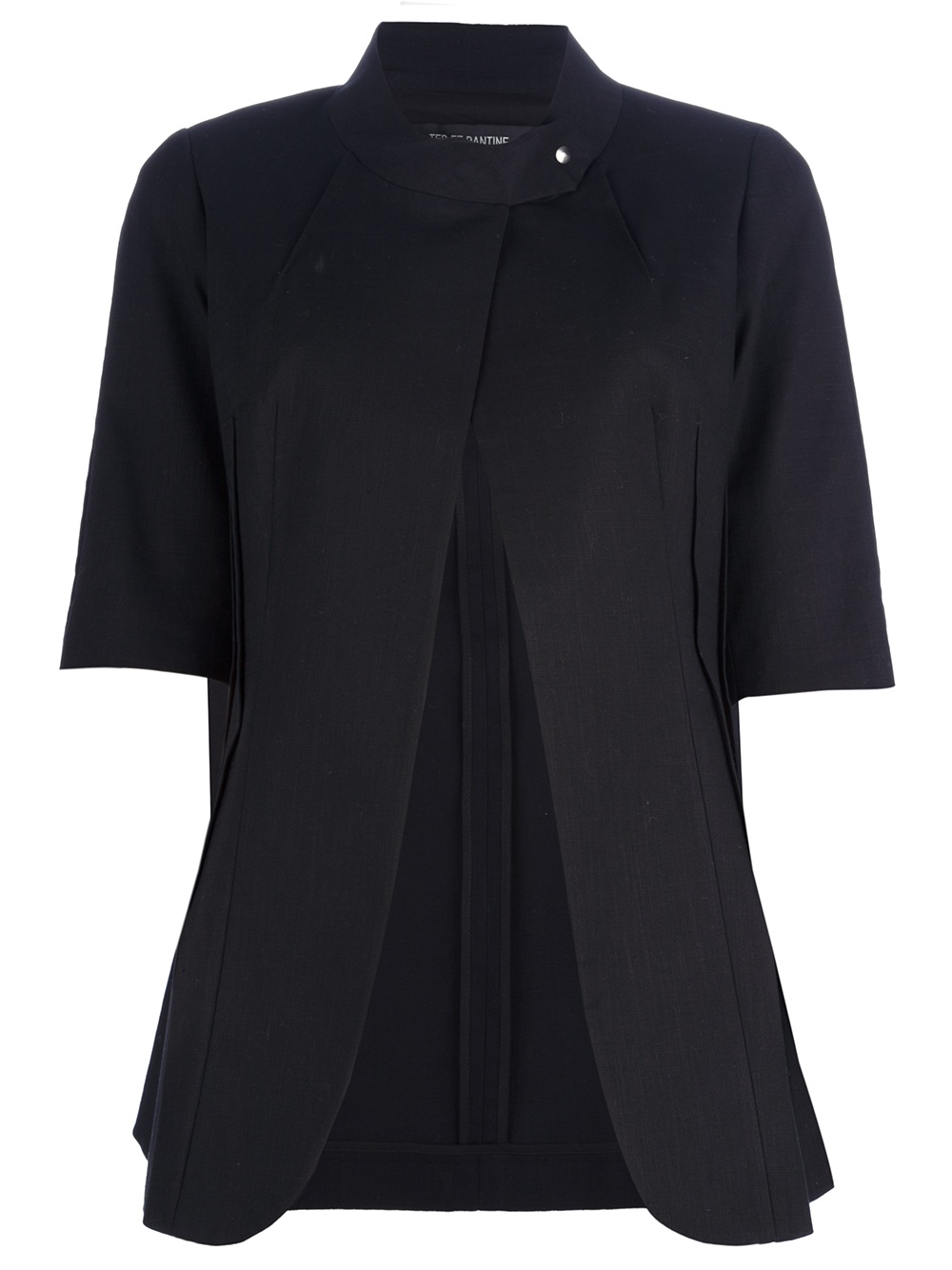 Ter Et Bantine Short Sleeve Jacket in Black Lyst
