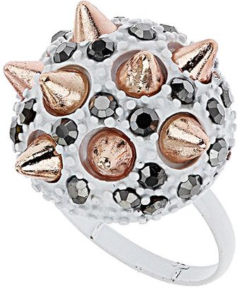 Topshop Spike Stone Dome Ring - Lyst