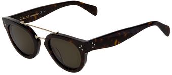 Celine Round Frame Sunglasses - Lyst