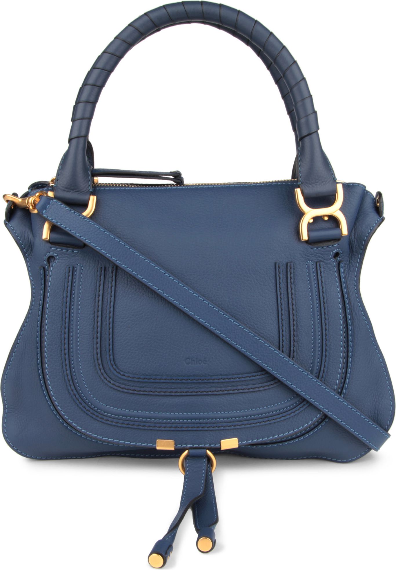 Chloé Marcie Medium Crossbody Bag in Blue | Lyst