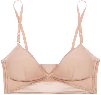 Kiki De Montparnasse Sheer Taped Stretch Silk Chiffon Soft Cup Bra - Lyst