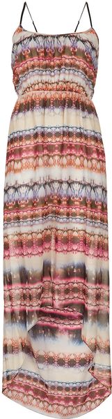 Topshop Tye Dye Strappy Maxi Dress - Lyst