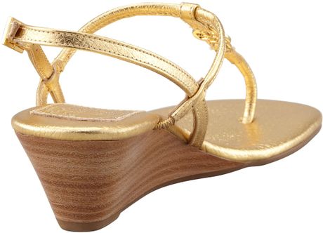 tory burch emmy sandals gold
