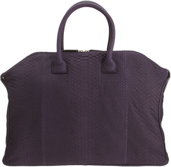 Zagliani Python Large Tomodachi Bowling Bag - Lyst