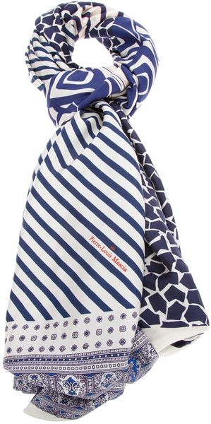 Pierre Louis Mascia Large Multiprint Scarf - Lyst