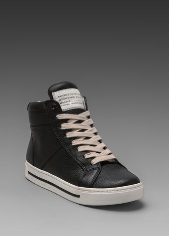 Marc By Marc Jacobs Mirror Reflective High Top Sneaker - Lyst
