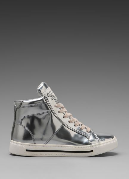 marc jacobs silver shoes