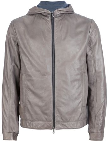 GMS-75 Hooded Leather Jacket - Lyst
