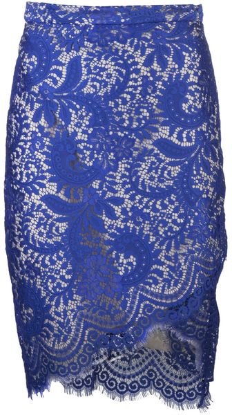 Lover Sarah Fitted Skirt - Lyst