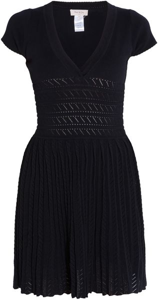 Paul & Joe Knit Pleat Skirt Dress - Lyst