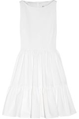 RED Valentino Tiered Stretch Cotton Dress