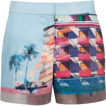 Ted Baker Tyshell Printed Shorts - Lyst
