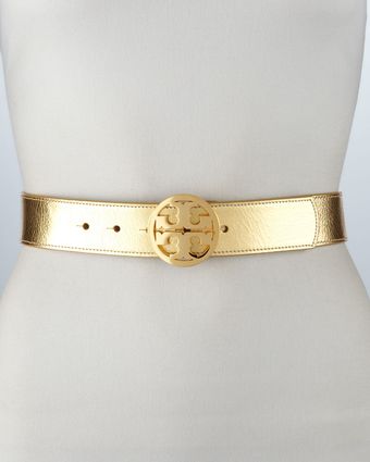 Tory Burch Classic Tory Logo Belt - Lyst