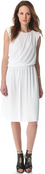 Viktor & Rolf Sleeveless Pleated Jersey Dress - Lyst