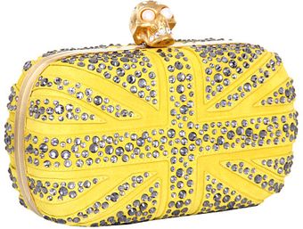 Alexander McQueen Britania Skull Box Clutch - Lyst