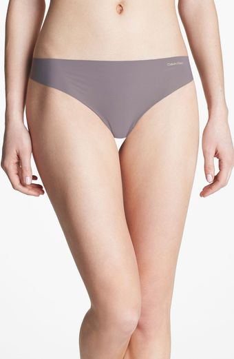 Calvin Klein Invisibles Thong - Lyst