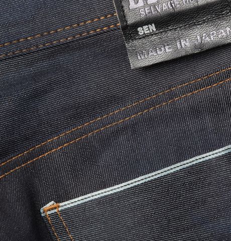 Edwin Sen Black Slim Fit Selvedge Jeans in Black for Men | Lyst