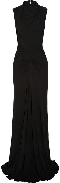 Issa Ruched Stretchcrepe Gown - Lyst