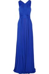 Issa Ruched Stretch Crepe Gown