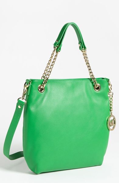 palm green michael kors handbag