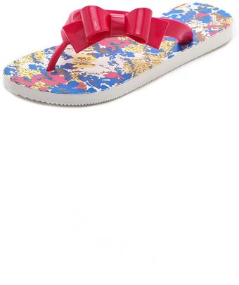 RED Valentino Bow Flip Flops - Lyst
