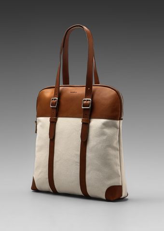 Billykirk Padded Laptop Flight Bag in Naturaltan - Lyst