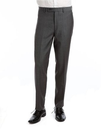Calvin Klein Wool Slimfit Dress Pants - Lyst