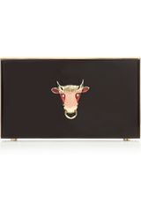 Charlotte Olympia Taurus Pandora Perspex Clutch
