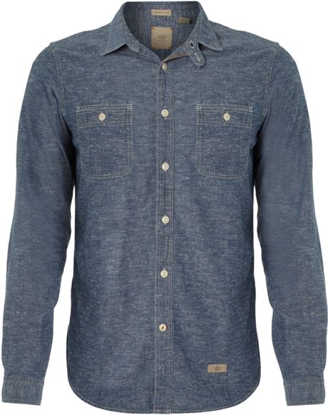 dockers chambray shirt