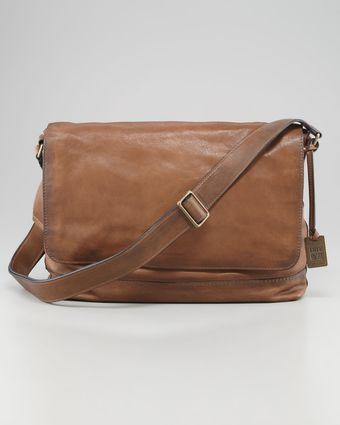Frye James Leather Messenger Bag - Lyst