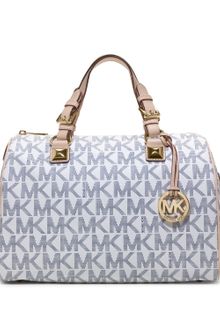 Michael Kors Large Grayson Logo Satchel - Lyst