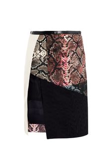 Preen Christy Python Print Skirt - Lyst