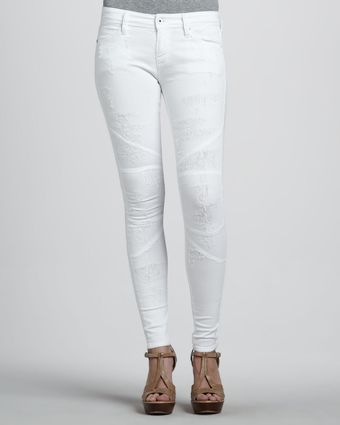 Sinclair Prouve Destroyed White Jeans - Lyst