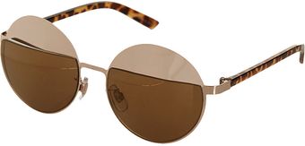 Topshop Metal Eyelid Sunglasses - Lyst