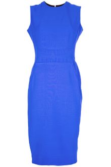 Victoria Beckham Fitted Sleeveless Dress - Lyst