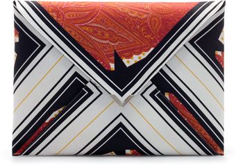 Zara Star Print Clutch Bag - Lyst