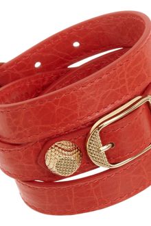 Balenciaga Arena Giant Double Tour Bracelet - Lyst