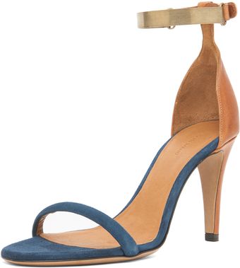Isabel Marant Adele Heel in Navy - Lyst