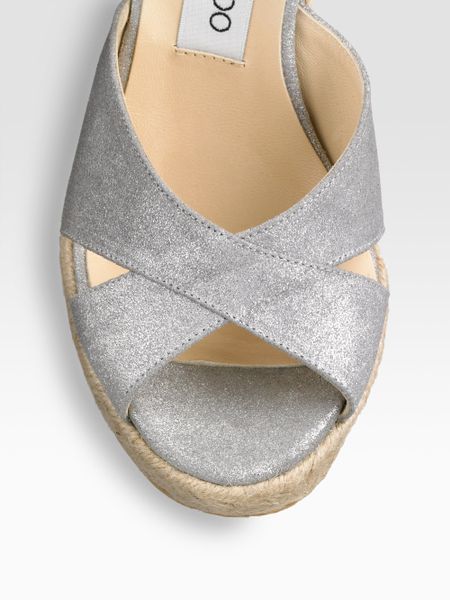 jimmy choo wedge slides