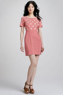 Marc By Marc Jacobs Willa Dotted Striped Dress - Lyst