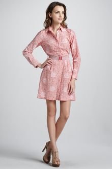 Marc By Marc Jacobs Jamie Dot Printed Shirt-Dress - Lyst