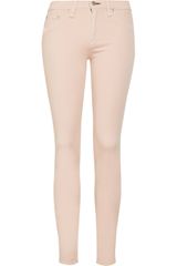 Rag & Bone Zipper Mid Rise Skinny Jeans