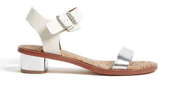 Sam Edelman Soft Silver Trina Sandals - Lyst