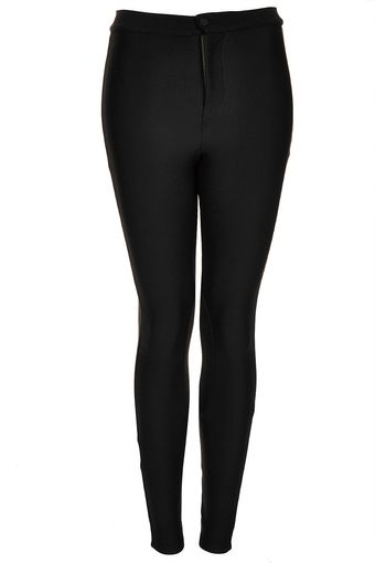 Topshop Ribbed Highwaisted Riding Pants - Lyst