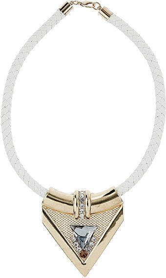 Topshop Lux Triangle Collar - Lyst