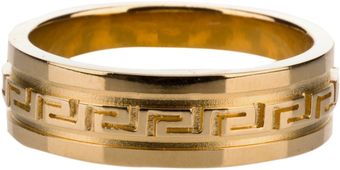 Versace Greekstyle Ring - Lyst